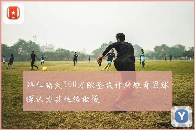 拜仁错失500万欧签武什科维奇因球探认为其性格傲慢